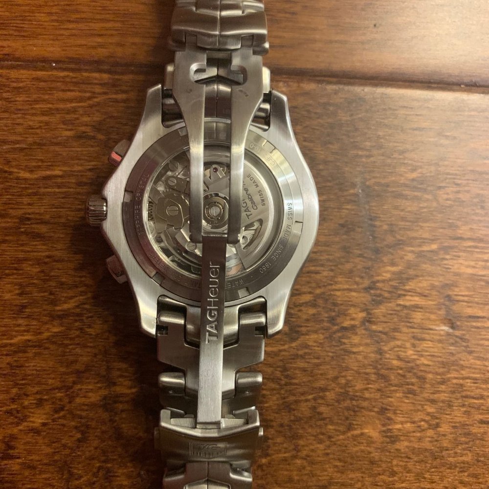 TAG HEUER LINK CJF2110 CHRONO AUTO SWISS MADE - Picture 2 of 10